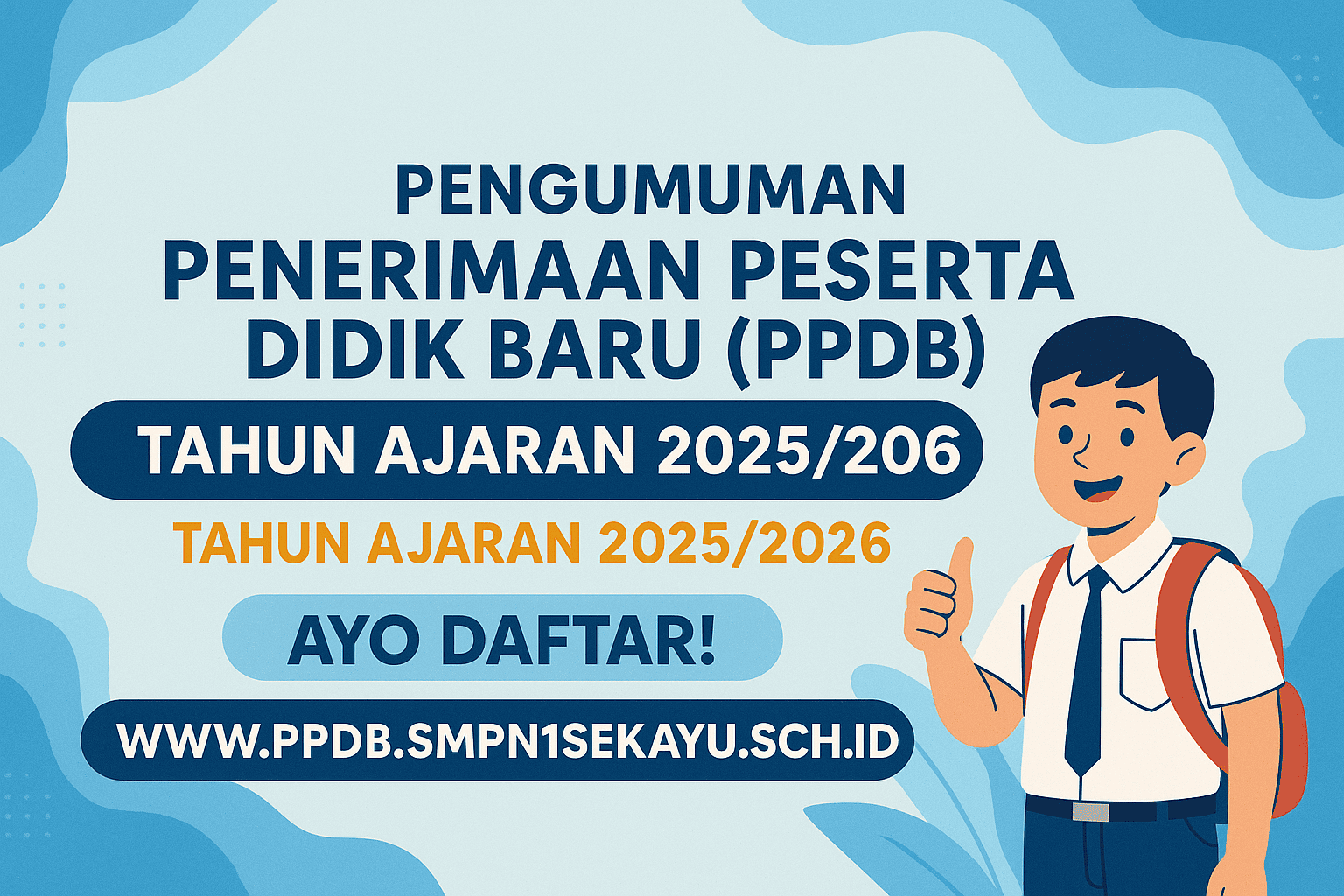 PPDB (Penerimaan Peserta Didik Baru) Tahun Ajaran 2025/2026